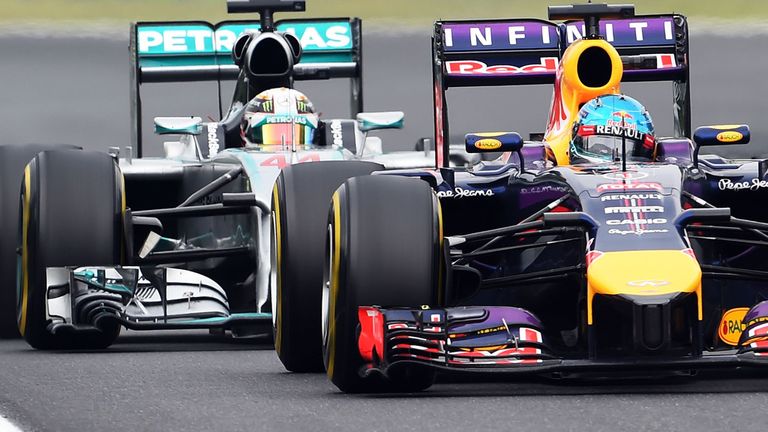 Hamilton was held up by Vettel for a long chunk of the race