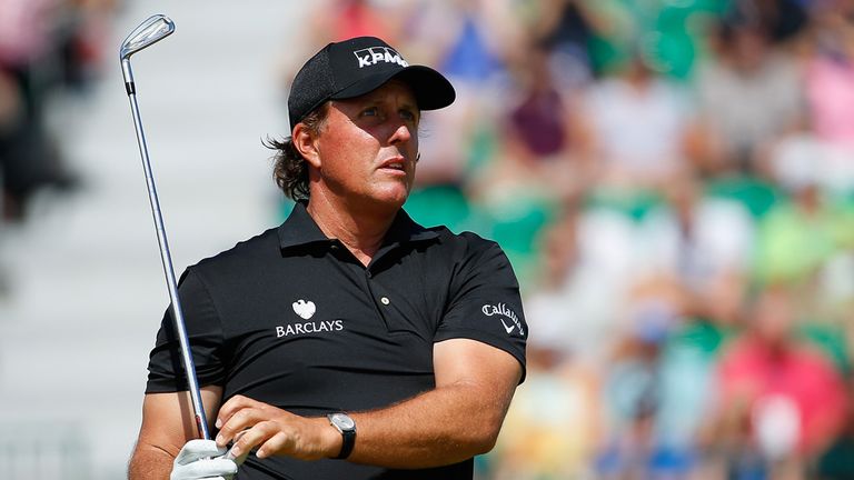 Phil Mickelson: a closing 68 at Royal Liverpool
