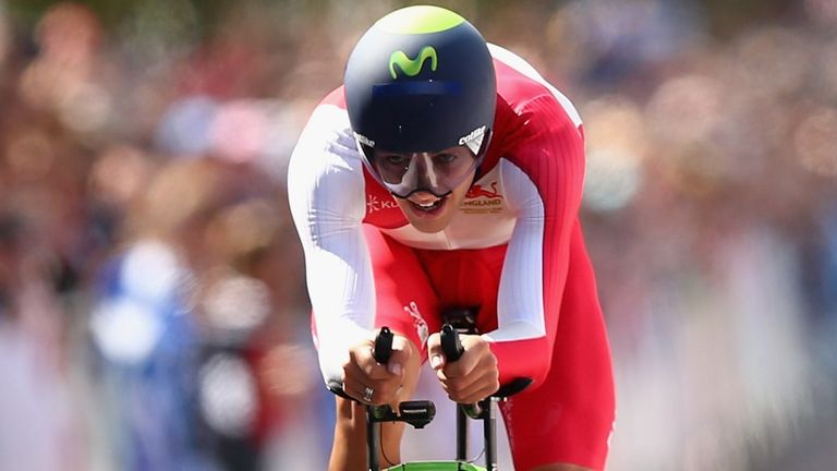 Alex Dowsett beat second-placed Rohan Dennis by nine seconds