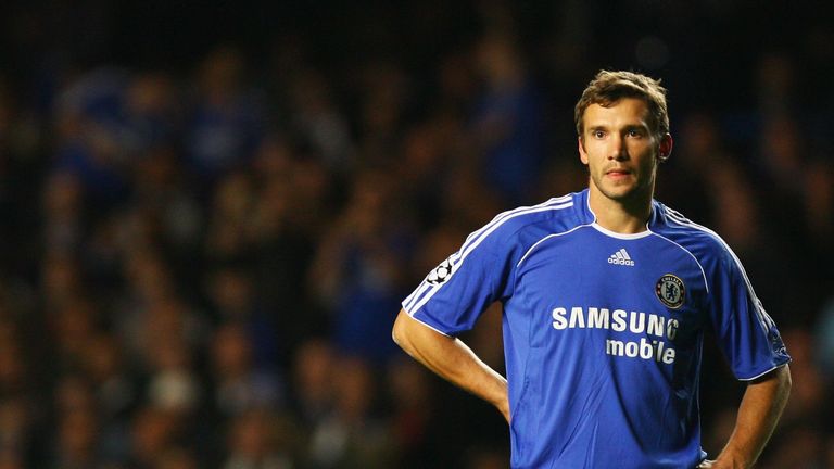 Andriy Shevchenko scored just nine Premier League goals for Chelsea