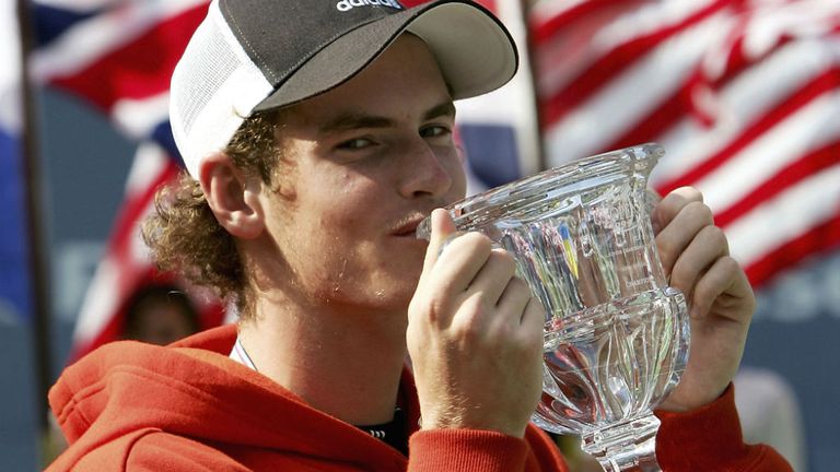 Murray won the US Open juniors at Flushing Meadows