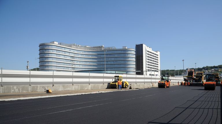 The Sochi Autodrom starts to take shape