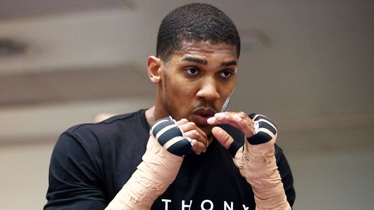 Anthony Joshua: Has been training hard for Matt Skelton