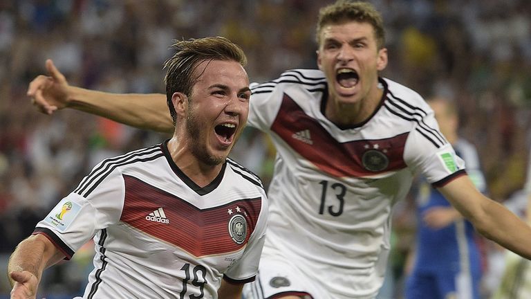 Mario Gotze scored an extra-time winner for Germany in the 2014 World Cup final against Argentina