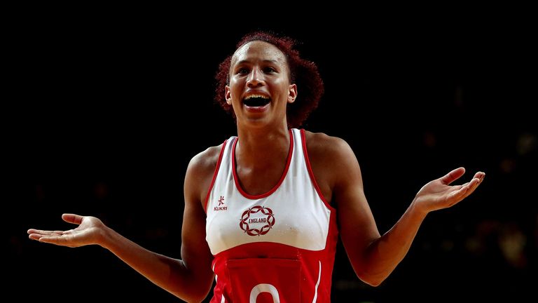 Serena Guthrie: the England star will make her ANZ Championship debut for Northern Mystics next season