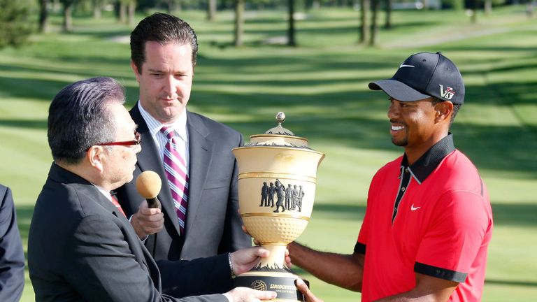 Defending champion Tiger Woods has won on no fewer than eight occasions at Firestone CC