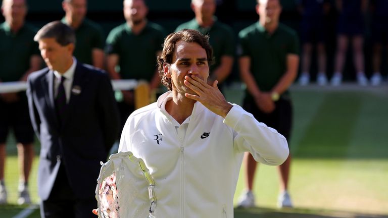 Roger Federer: hit 75 winners but still came up short