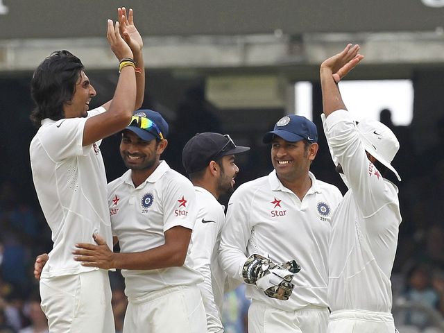 Celebrations for Ishant Sharma and India at Lord's.