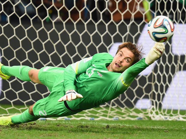 Tim Krul made a couple of stunning saves in the shootout