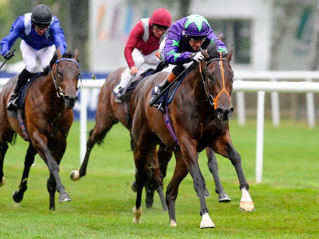 Richard Hughes guides Ivawood to a smooth success in the July Stakes