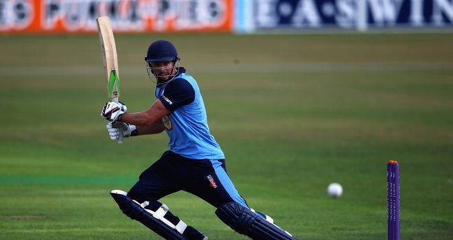 Billy Godleman: Was unbeaten at the crease when the rain came
