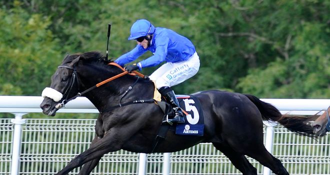 Kieren Fallon guides Cavalryman to victory in the Goodwood Cup