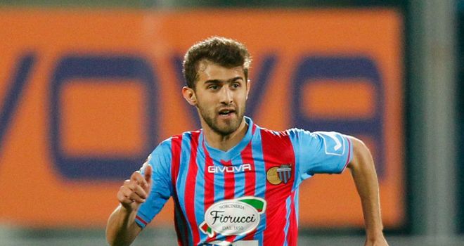 Gino Peruzzi: Catania defender has been linked with Arsenal