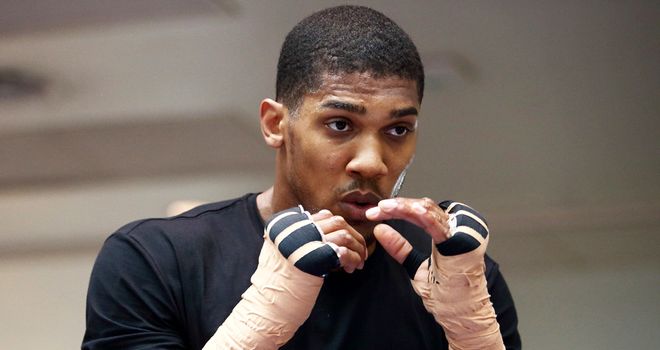 Anthony Joshua: Has been training hard for Matt Skelton