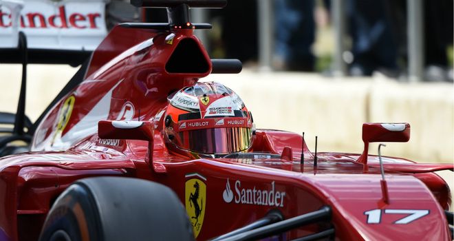 Jules Bianchi was back testing for Ferrari