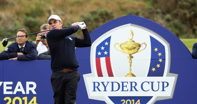 Paul McGinley: hampered by shoulder injury