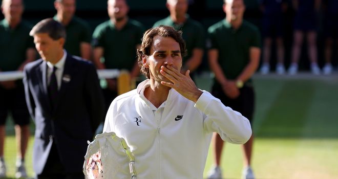 Roger Federer: hit 75 winners but still came up short