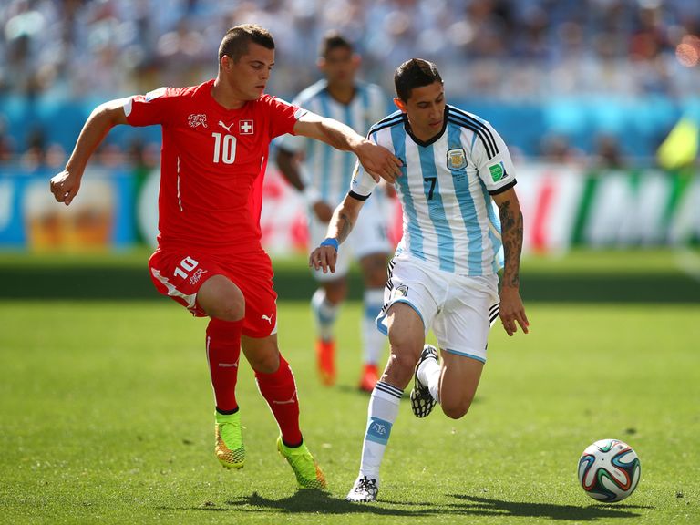 The winner was delighted at the end of 90 minutes in Argentina v Switzerland