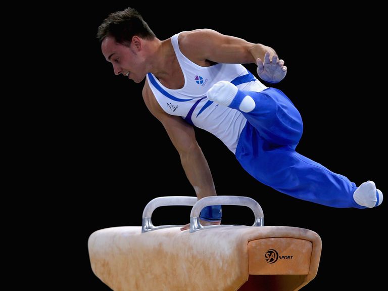 Daniel Keatings: Delighted his home fans by winning gold in Glasgow
