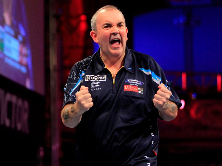 Phil Taylor: Won through in Blackpool (Photo by Lawrence Lustig PDC)