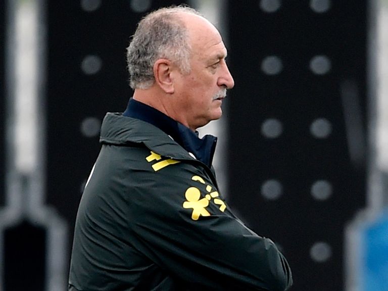 Luiz Felipe Scolari: Preparing his side to face Holland