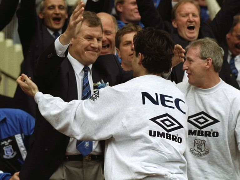 Joe Royle during his time as Everton manager