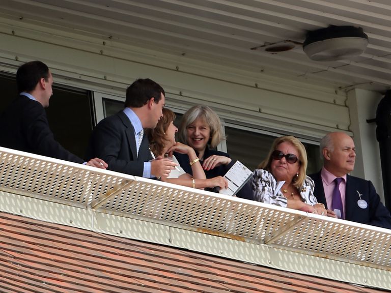 Iain Duncan-Smith (right) affords himself a wistful look as he realises he'd rather be at Ripon.