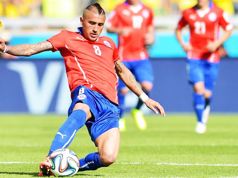 Arturo Vidal: Chile midfielder on the verge of a move to the Premier League
