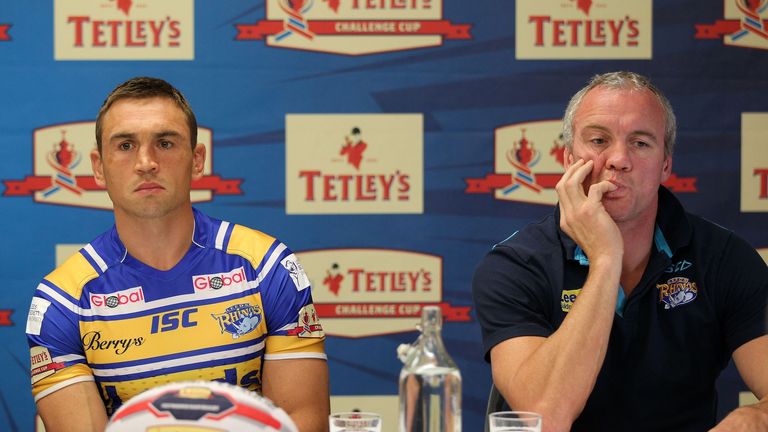 Brian McDermott: Has named his Leeds Rhinos team to face Castleford Tigers