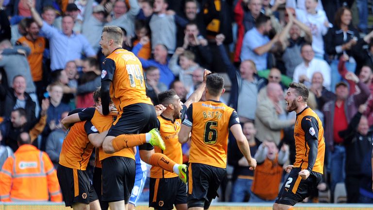 Wolves: Celebrating at Molineux