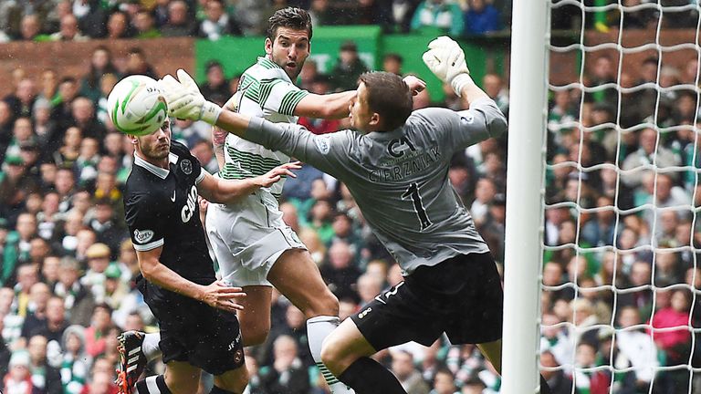 Charlie Mulgrew: the skipper scores Celtic's fourth goal