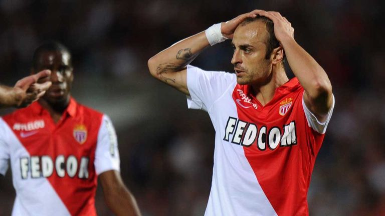 Berbatov: One of three senior strikers left at Monaco, along with Lacina Traore and Valere Germain