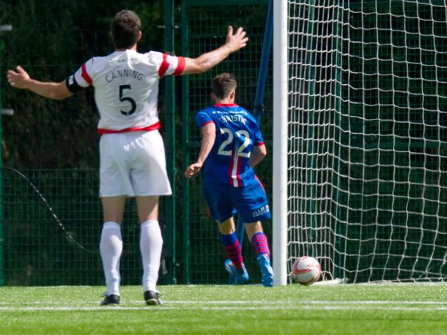 Inverness' Ryan Christie doubles the lead against Hamilton