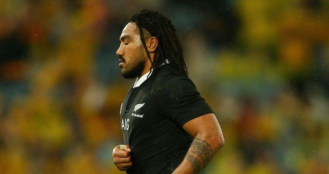 Ma'a Nonu leaves the field during Saturday's 12-12 draw