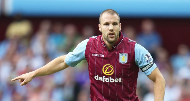 Ron Vlaar: Skippered Aston Villa in their final pre-season friendly