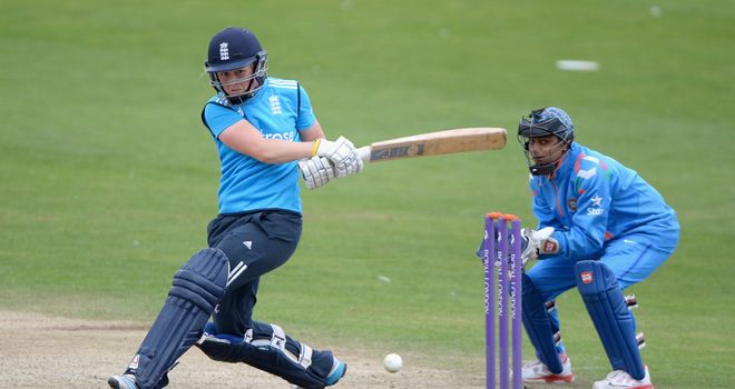 Heather Knight: three wickets and a half-century