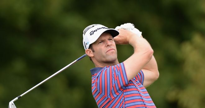 Bradley Dredge in action in round three