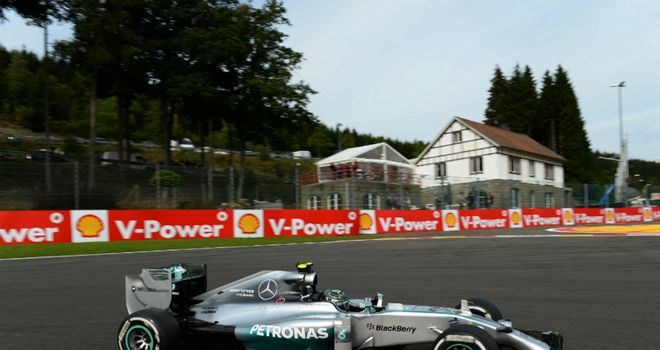 Nico Rosberg: Fastest in P1