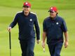 Phil Mickelson and Keegan Bradley: Old friends practice together at Gleneagles