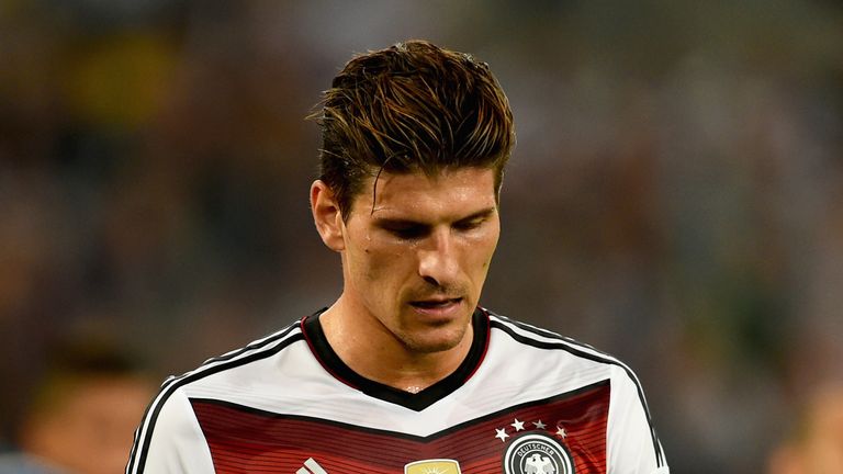 Mario Gomez: Tough night for Germany