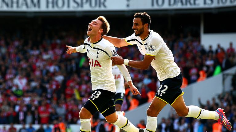 Christian Eriksen: Danish midfielder scored the only goal of the game against Southampton