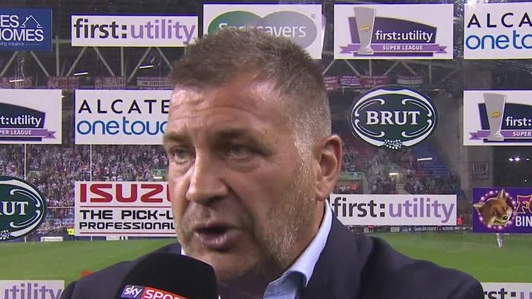 Wigan coach Shaun Wane