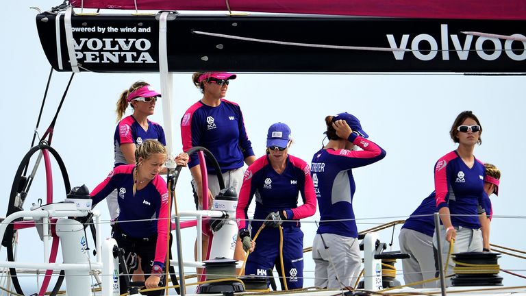 Caffari and Brouwer were both part of Team SCA in the last race