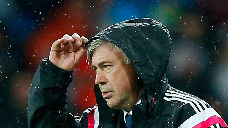 Under-pressure Real boss Carlo Ancelotti is facing the sack in Madrid