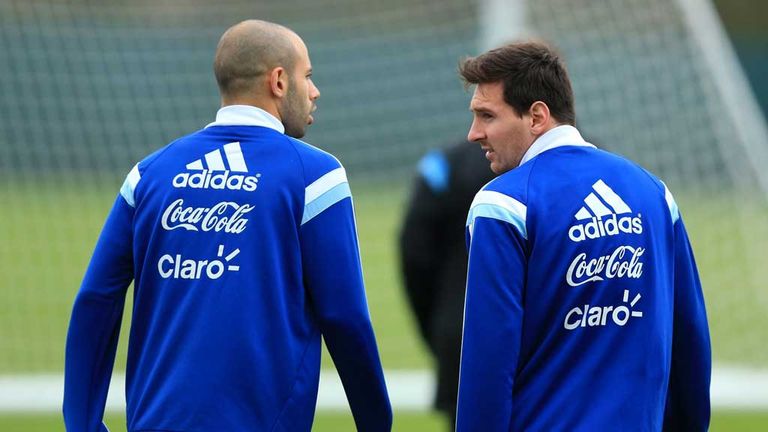 Mascherano has played alongside Lionel Messi for Argentina since 2005