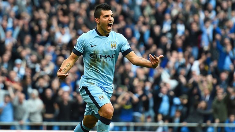 Sergio Aguero: The striker insists Manchester City are still in the title race.
