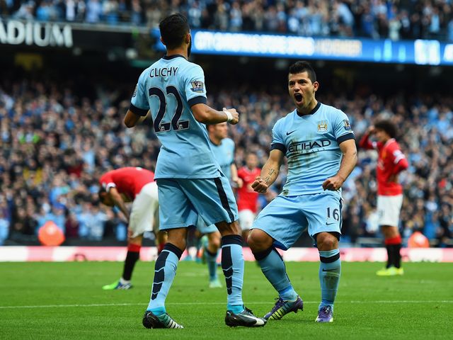 Sergio Aguero scored the only goal of the game for Manchester City 