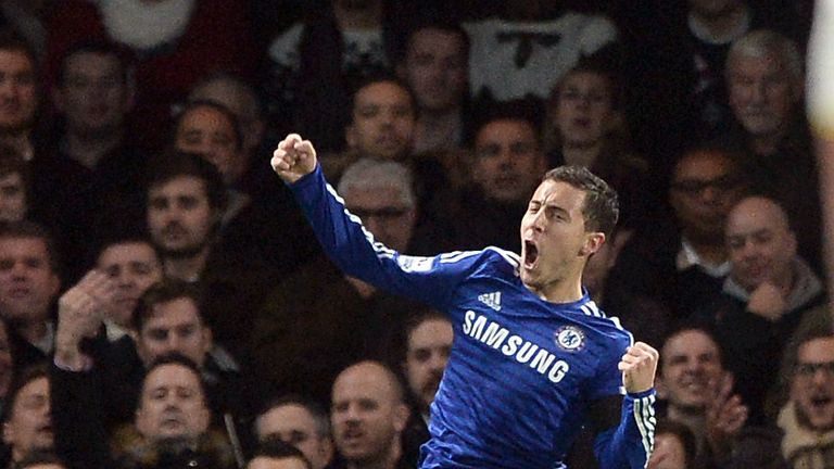 Eden Hazard: Tops the table for dribbles completed