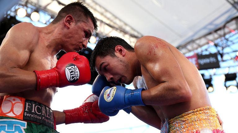 Daniel Estrada (l) is tough and will try and draw Mitchell into a brawl, says Jim
