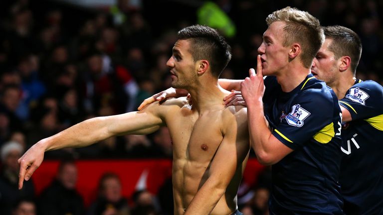 Dusan Tadic scored the only goal of the game at Old Trafford last season